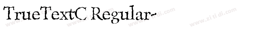 TrueTextC Regular字体转换